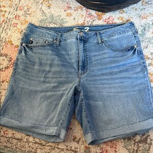 Seven7 Light Blue Jean Shorts for Women